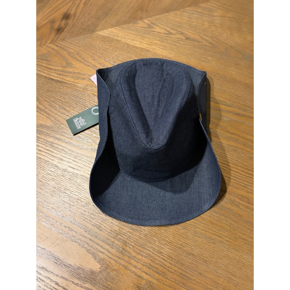 Wild Fable Navy Blue Denim Cowboy Hat Western Style Adjustable Fit NWT